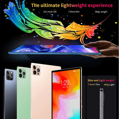 BDF 10.1" Android 13 Tablet – Octa - Core, 4GB RAM, 64GB Storage, Dual Cameras, 3G SIM, WiFi - TheElecnest