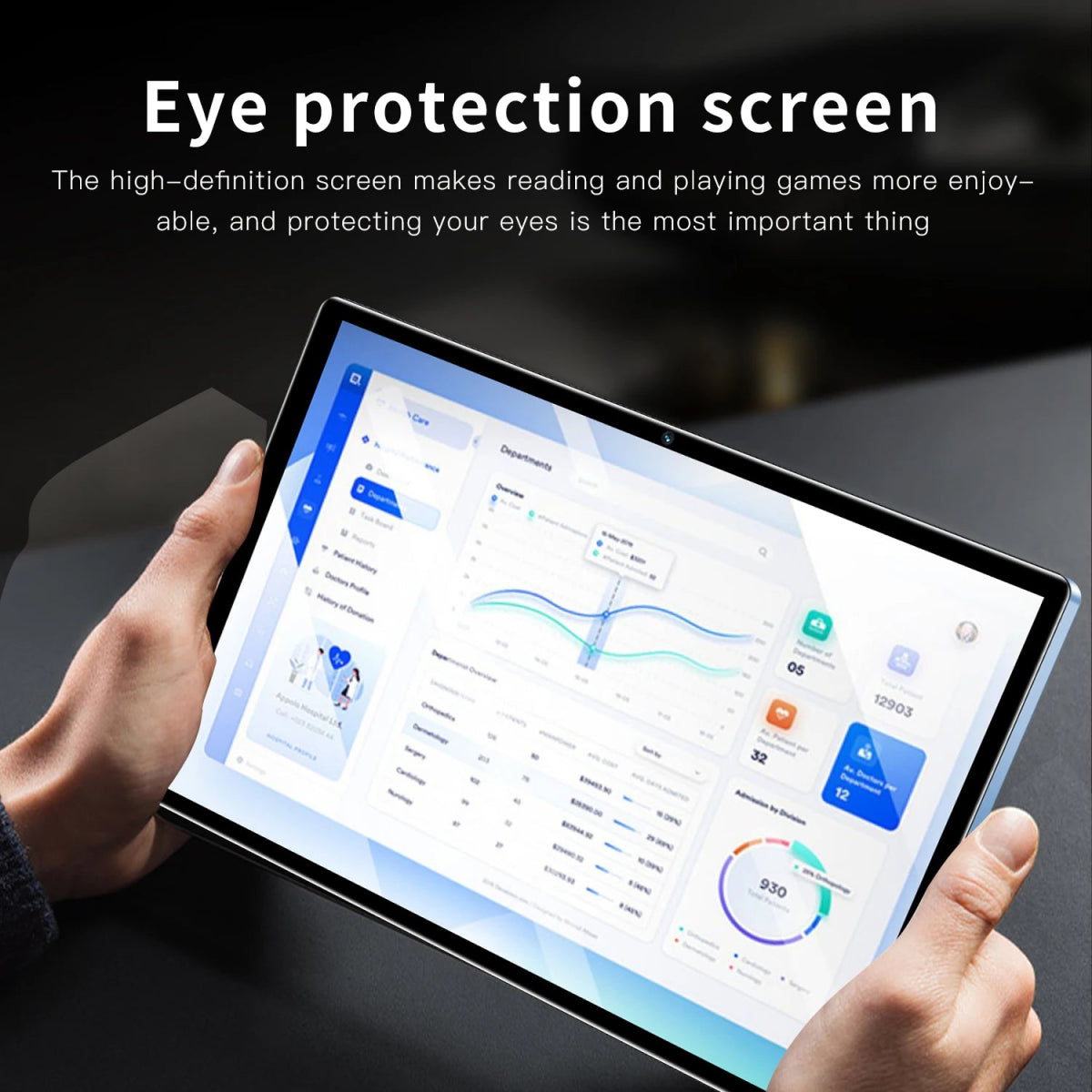 BDF 10.1" Android 13 Tablet – Octa - Core, 4GB RAM, 64GB Storage, Dual Cameras, 3G SIM, WiFi - TheElecnest
