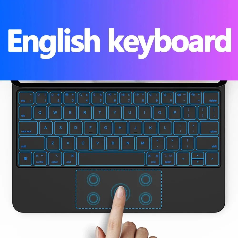 GOOJODOQ Silicon Protective Case with Keyboard for iPad Pro 11" / 12.9" – Shockproof, Drop Resistant, Anti - Dust - TheElecnest