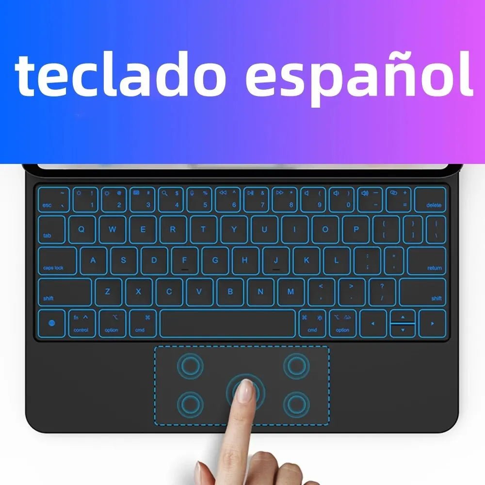 GOOJODOQ Silicon Protective Case with Keyboard for iPad Pro 11" / 12.9" – Shockproof, Drop Resistant, Anti - Dust - TheElecnest
