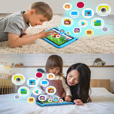 Kids Tablet 7" – Android 13, Quad Core, 4GB RAM, 64GB Storage, Dual Cameras, WiFi - TheElecnest