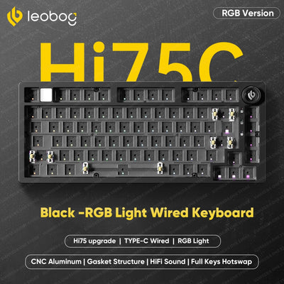 LEOBOG Hi75C Series – 81 - Key Hot - Swappable Mechanical Keyboard with Multi - Mode Connectivity - TheElecnest