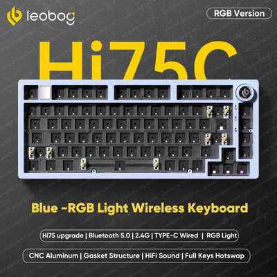 LEOBOG Hi75C Series – 81 - Key Hot - Swappable Mechanical Keyboard with Multi - Mode Connectivity - TheElecnest