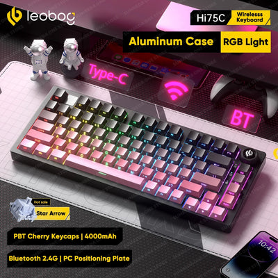 LEOBOG Hi75C Series – 81 - Key Hot - Swappable Mechanical Keyboard with Multi - Mode Connectivity - TheElecnest