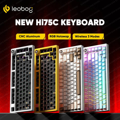 LEOBOG Hi75C Series – 81 - Key Hot - Swappable Mechanical Keyboard with Multi - Mode Connectivity - TheElecnest