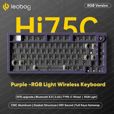 LEOBOG Hi75C Series – 81 - Key Hot - Swappable Mechanical Keyboard with Multi - Mode Connectivity - TheElecnest