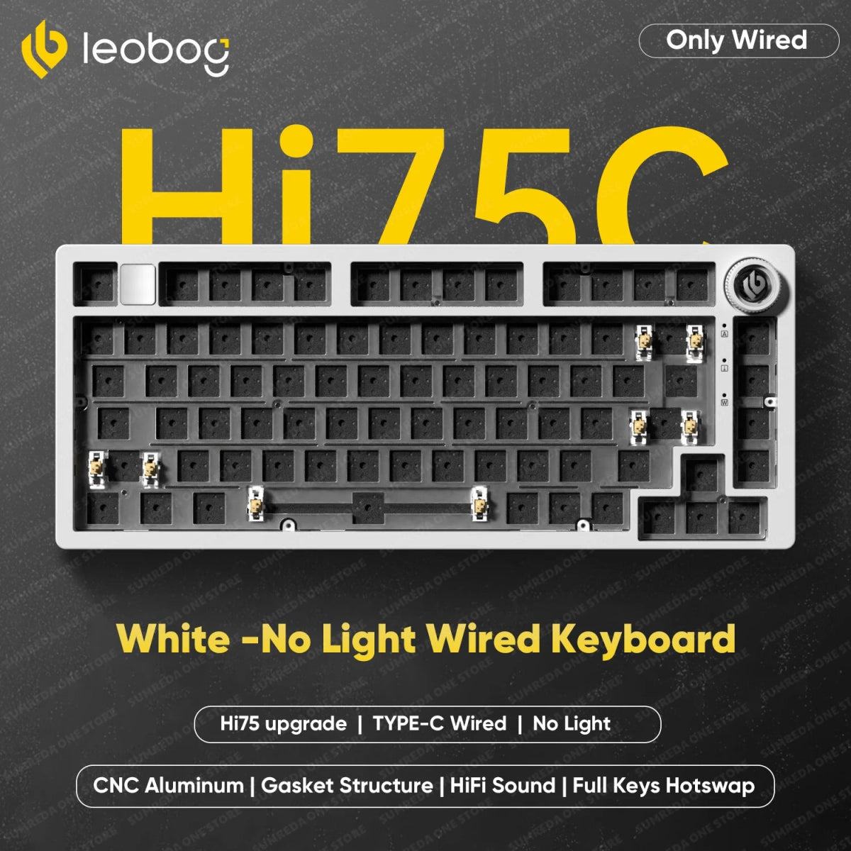 LEOBOG Hi75C Series – 81 - Key Hot - Swappable Mechanical Keyboard with Multi - Mode Connectivity - TheElecnest