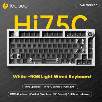 LEOBOG Hi75C Series – 81 - Key Hot - Swappable Mechanical Keyboard with Multi - Mode Connectivity - TheElecnest