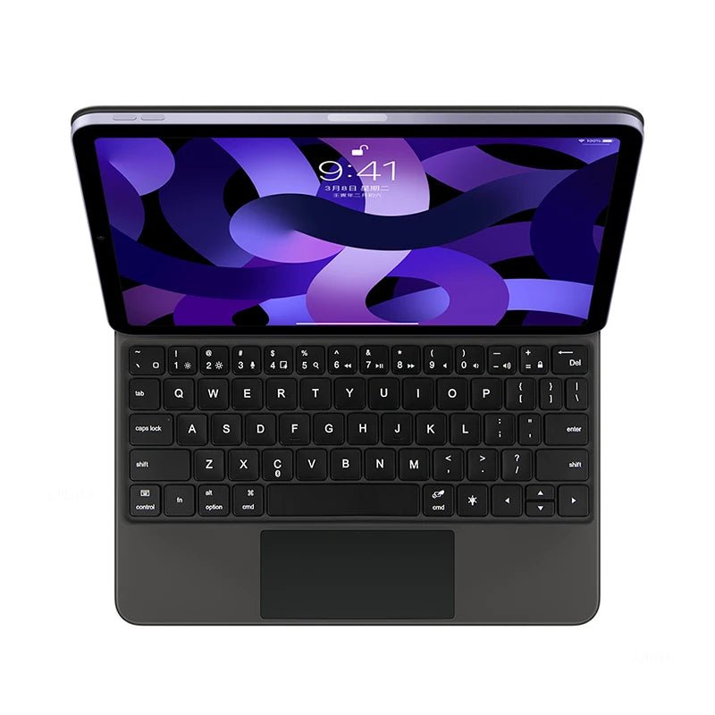 Magic Keyboard for iPad Pro & Air – Wireless Bluetooth, Backlit, Multi - Angle Support, Touchpad - TheElecnest