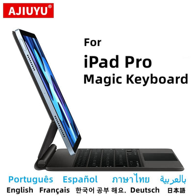 Magic Keyboard for iPad Pro & Air – Wireless Bluetooth, Backlit, Multi - Angle Support, Touchpad - TheElecnest