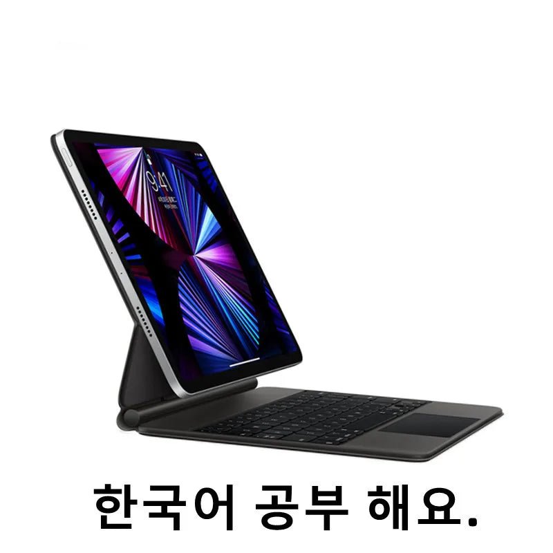 Magic Keyboard for iPad Pro & Air – Wireless Bluetooth, Backlit, Multi - Angle Support, Touchpad - TheElecnest