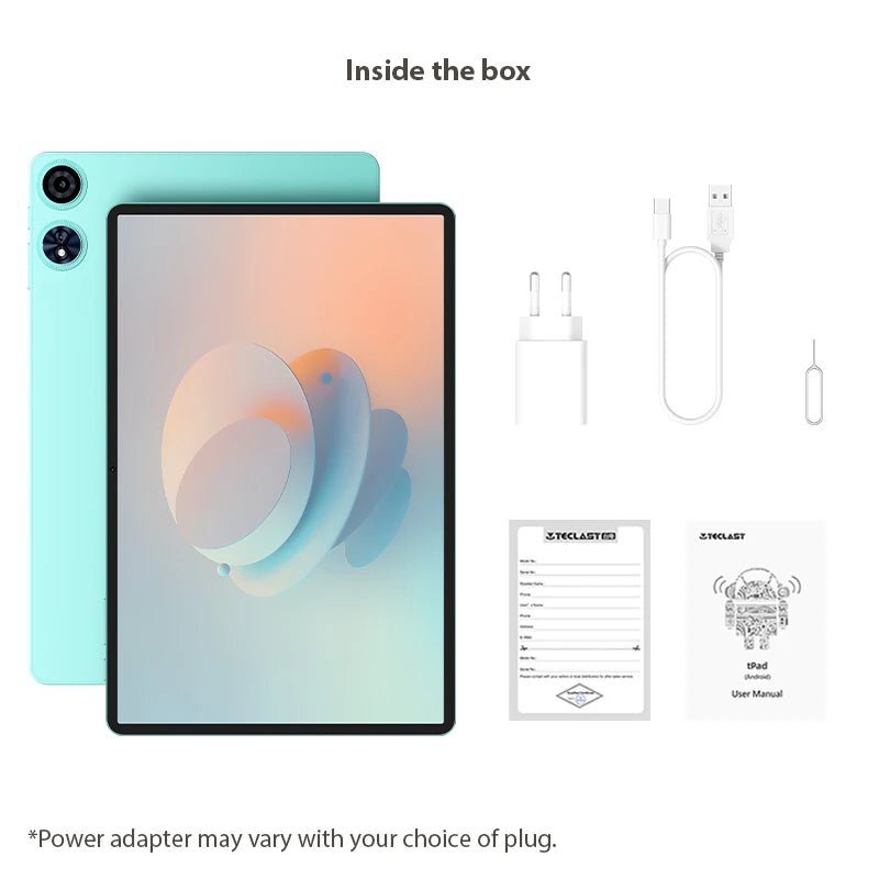 Teclast P50 AI 11" Tablet – Android 15, AI Octa - Core, 6GB RAM, 128GB Storage, 90Hz Display - TheElecnest
