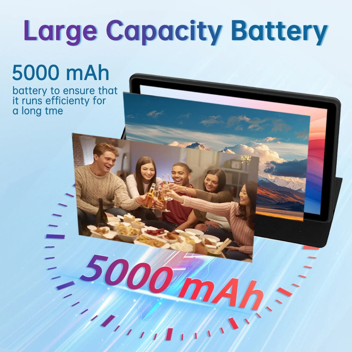 URAO 10" Android 15 Tablet – 24GB RAM, 128GB Storage, Octa - Core CPU, WiFi 6, HD Display - TheElecnest