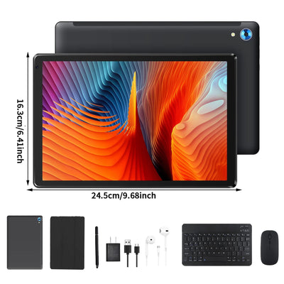 URAO 10" Android 15 Tablet – 24GB RAM, 128GB Storage, Octa - Core CPU, WiFi 6, HD Display - TheElecnest
