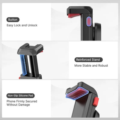 VIJIM Mini Tripod for Smartphones – Lightweight, Foldable, Plastic – Model Ulanzi ST - 06S - TheElecnest